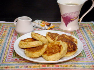 Сырники из творога с яблоками
