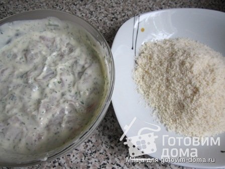 Куриное филе маринованное в йогурте и запечённое в пармезане фото к рецепту 1