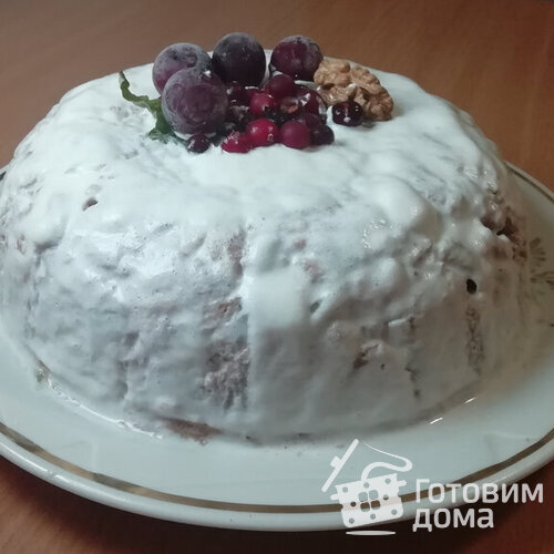 Торт из печенья без выпечки
