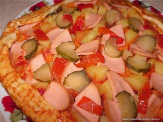 Тесто для пиццы (один из вариантов)