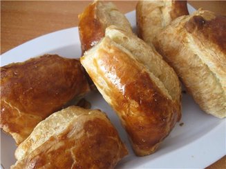 Индийское пироженое (с бананом и белым шоколадом)