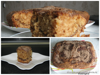 Коричный кекс с хрустящей корочкой