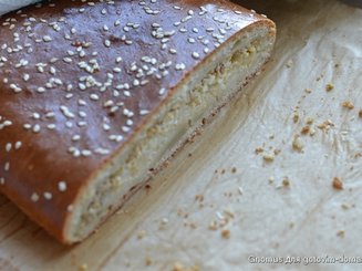 Открытые пирожки с сыром и зеленью