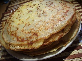 Блины заварные на кефире
