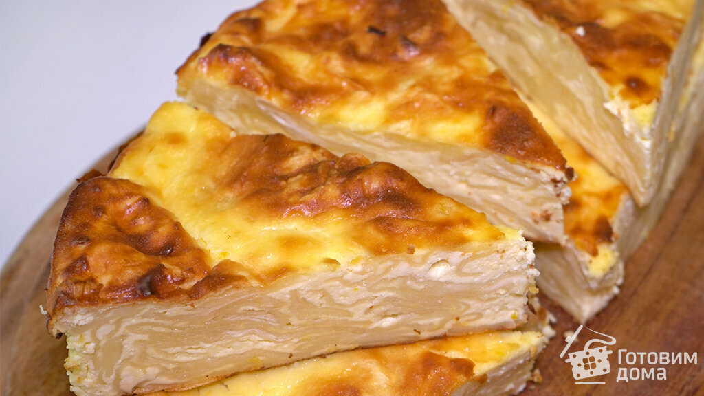 Рваный пирог из лаваша на сковороде