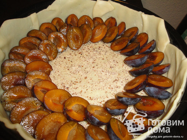 Сливовый пирог с присыпкой (Pflaumen Wähe) фото к рецепту 1