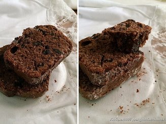 Шоколадный кекс с черносливом