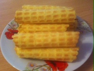 Вафельные трубочки (рецепт для электровафельницы)