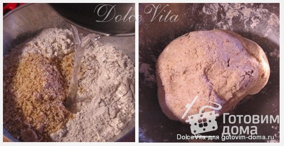 Тонкие пшенично-ржаные лепёшки с орехами (или семечками) фото к рецепту 1