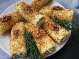 Сырные трубочки
