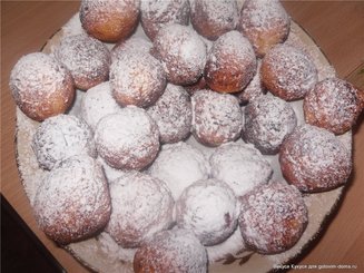 Творожные пончики