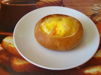 Яичница в булочке
