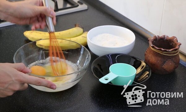 Пирожное кокос-банан фото к рецепту 7