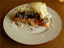 Слоёный салат с копчёной курицей, черносливом и шампиньонами от cookbystep Слоёный салат с копчёной курицей, черносливом и шампиньонами от cookbystep
