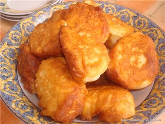 Пышные оладушки на дрожжах