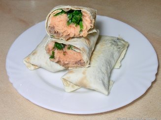 Рыба, запеченная в лаваше