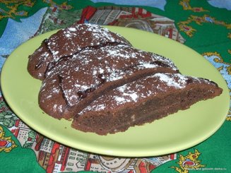 Сочный шоколадный кекс