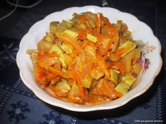 Кабачки тушёные