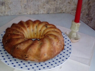 Вишневый кекс с темным шоколадом