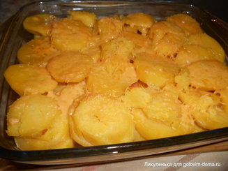 Картофель, запеченный с сыром