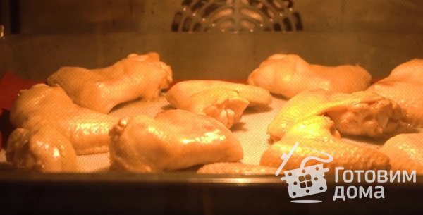 Куриные крылышки в медово-соевой глазури фото к рецепту 4