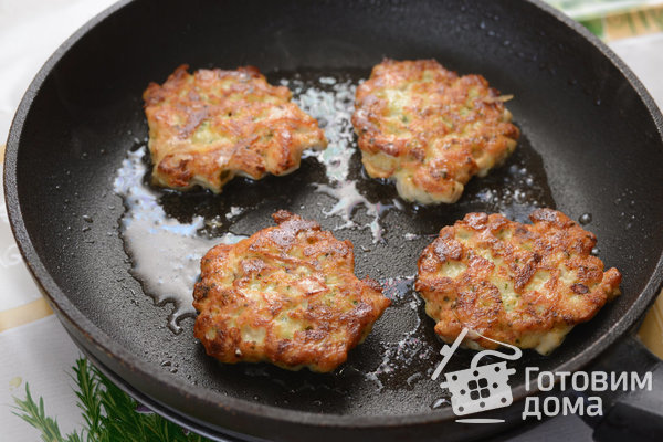 Быстрые котлетки из куриной грудки с грибами и майонезом фото к рецепту 3