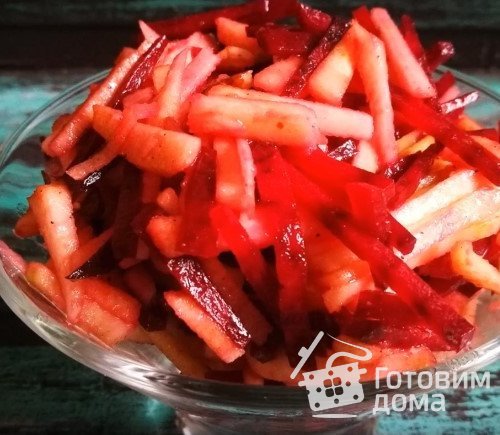 Салат из сырой свеклы