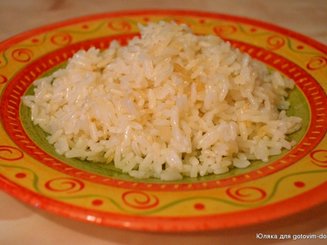 Рис с чесноком и сливочным маслом