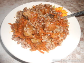 Гречка с мясом по-купечески