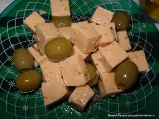 Маринованный сыр "Gouda"