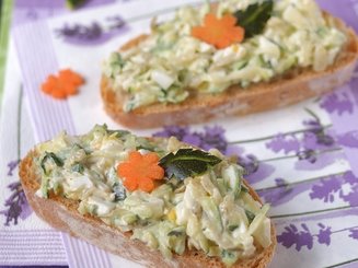 Бутерброды с кабачками