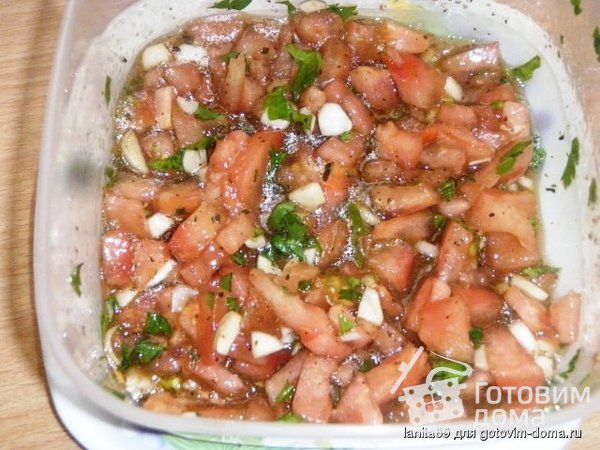 Баклажаны с тар-таром из помидор фото к рецепту 1