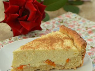 Сырник с абрикосами