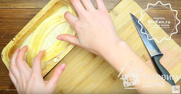 Сочный банановый манник фото к рецепту 4