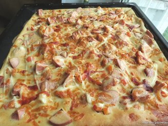 Пицца-пирог по быстрому - Schüttelpizza