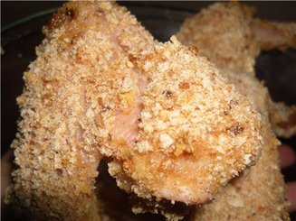 Хрустящие куриные крылышки в лимонном маринаде