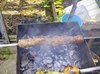 Шашлык из говяжьей печени