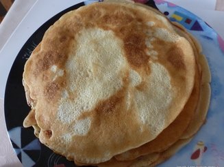 Заварные блины на кефире
