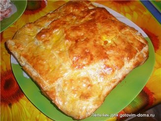 Креатопита или Греческий пирог с курицей и Dor Blue