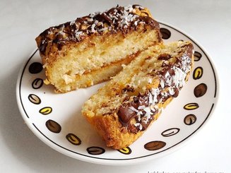 Кокосовые пирожные с шоколадом