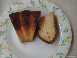 Творожный кекс с лимоном