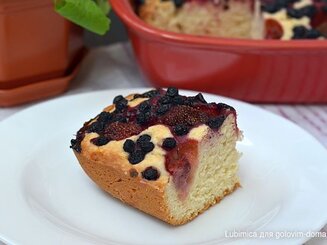 Клубничный пирог от Марты Стюарт