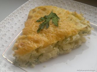 Картофельное суфле с сыром