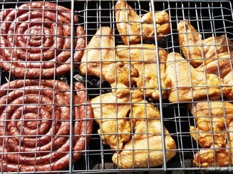 Нежный шашлык из куриных крылышек