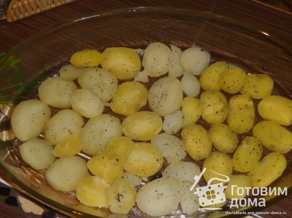 Картофельно-рыбная запеканка под соусом бешамель фото к рецепту 5