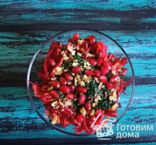 Витаминный салат с редькой