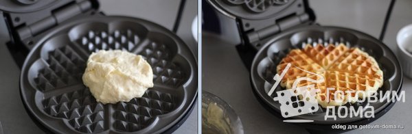 Сырники в вафельнице фото к рецепту 1