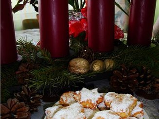 Рождественское  немецкое печенье "Mini-Stollen"