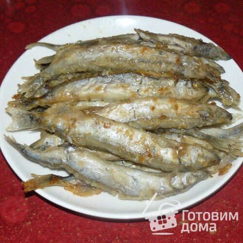 Жареная мойва