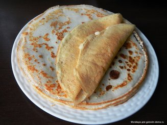 Блины творожные